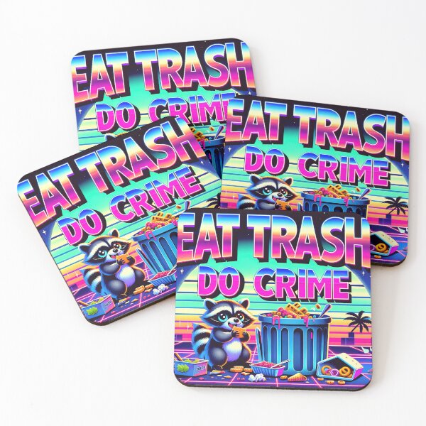 Item preview, Eat trash, do crime designed and sold by 80s teeshirts.