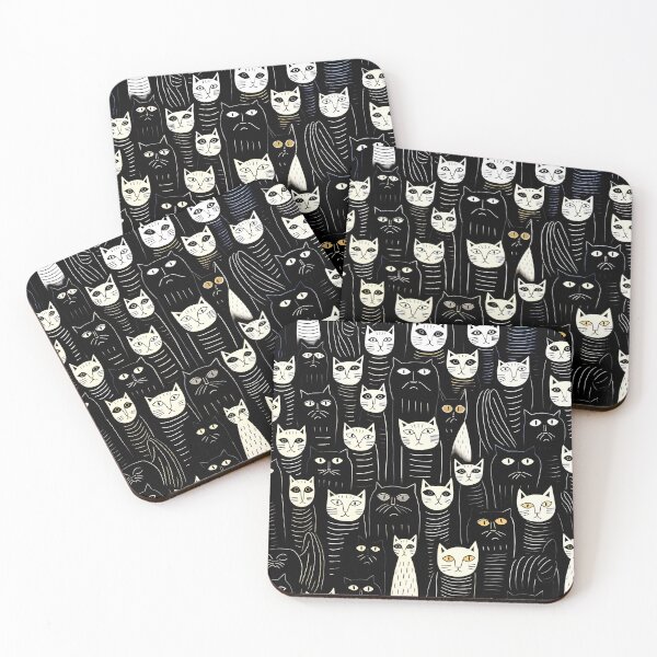 Item preview, Contemporary Scandinavian Cat Art designed and sold by TinyTints.