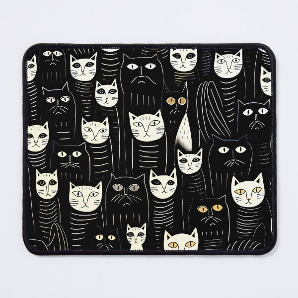 Item preview, Contemporary Scandinavian Cat Art designed and sold by TinyTints.