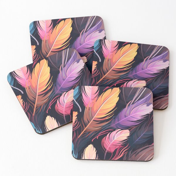 Item preview, Feather Pattern designed and sold by SideSignal.