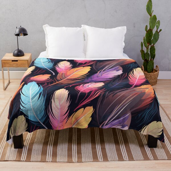 Item preview, Feather Pattern designed and sold by SideSignal.