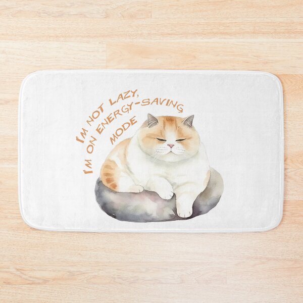 Item preview, I'm not lazy, I'm on energy-saving mode cat designed and sold by StudioARTHUR.