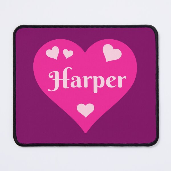 Item preview, Harper Name Pink Heart  designed and sold by Jeallan Designs.