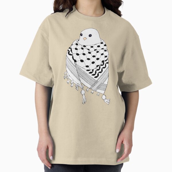 Item preview, Dove Wrapped in Keffiyeh Scarf designed and sold by FairieDance.