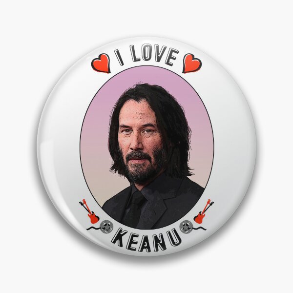 Artikelvorschau, Ich liebe Keanu Reeves entworfen und verkauft von Hoorahville.
