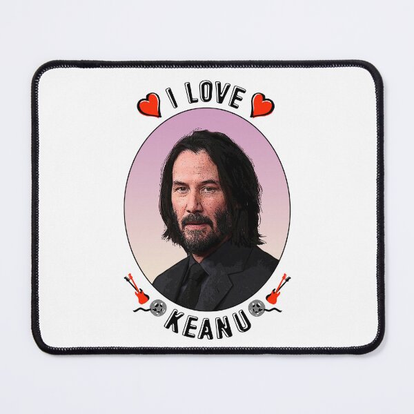 Artikelvorschau, Ich liebe Keanu Reeves entworfen und verkauft von Hoorahville.