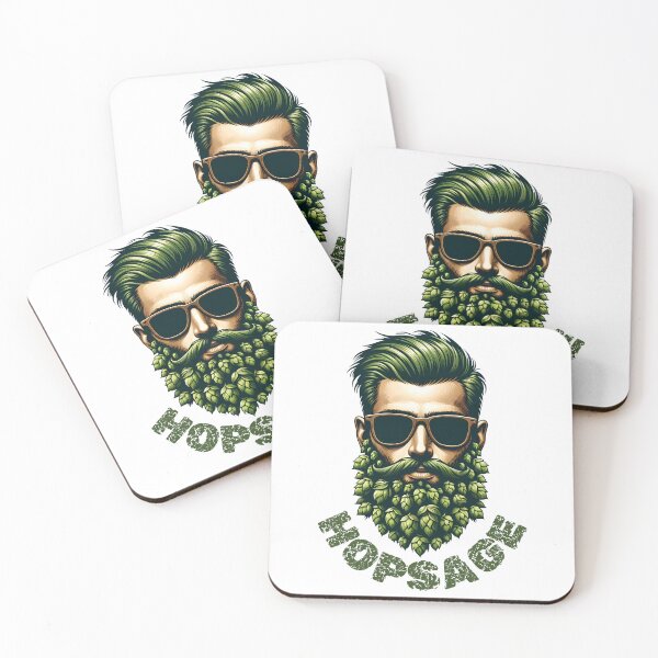Item preview, Brewmaster's Vision: Hop Beard Elegance designed and sold by Studio Harmonia.
