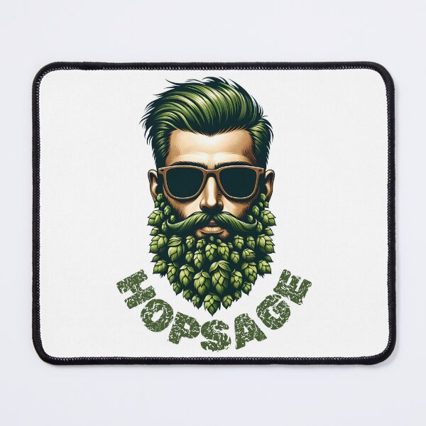 Item preview, Brewmaster's Vision: Hop Beard Elegance designed and sold by Studio Harmonia.