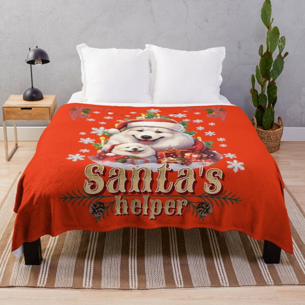 Item preview, Santa's Helper, Samoyed dog designed and sold by Vindbult.