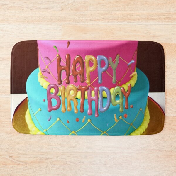 Item preview, Birthday Cake - Happy Birthday Message designed and sold by shakespeare1212.