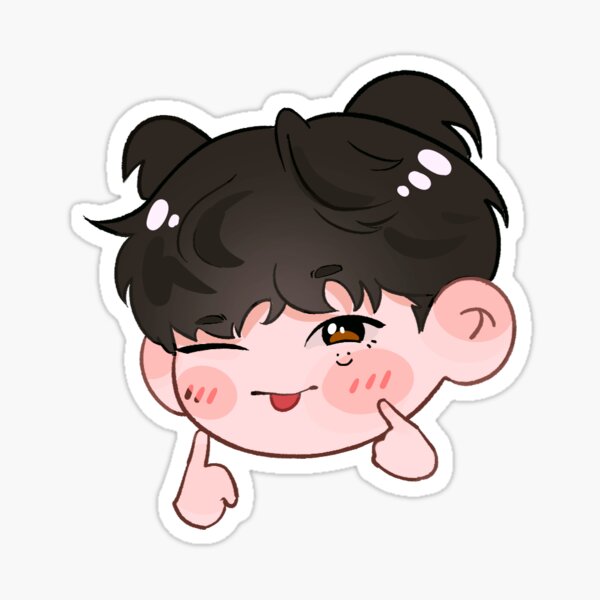 Ateez Busts Chibi Stickers