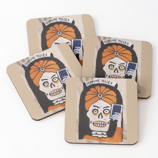 Item preview, Skeletal Fortune Teller illustration  designed and sold by Charles Buchanan.