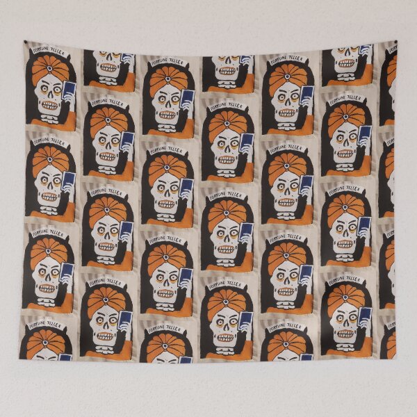 Item preview, Skeletal Fortune Teller illustration  designed and sold by Charles Buchanan.