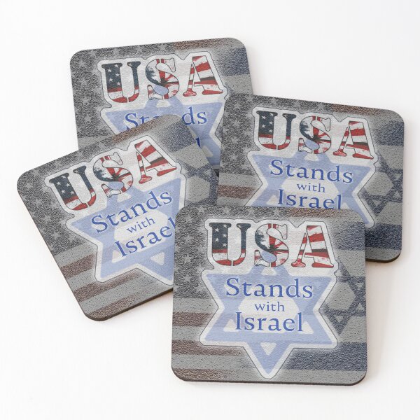 Item preview, USA Stands with Israel designed and sold by designs-by-ann.