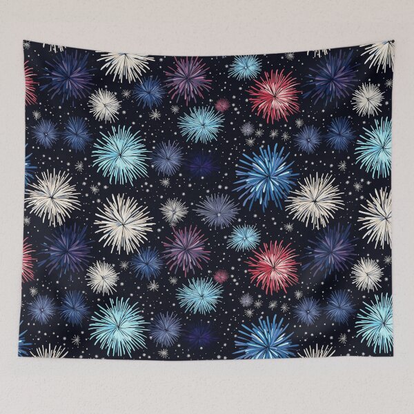 Artikelvorschau, Fireworks Pattern entworfen und verkauft von SideSignal.