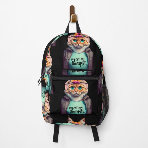 Item preview, Funny graphic of Therapist Cat designed and sold by ArtFeverShop.