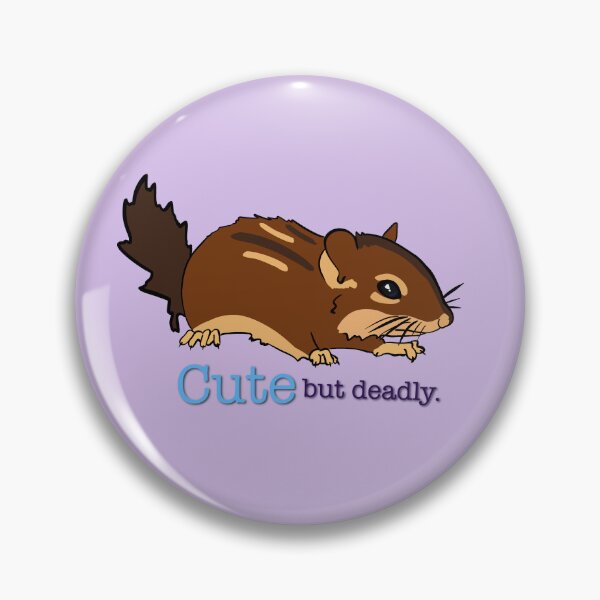 Item preview, Cute but Deadly Chipmunk designed and sold by WildSideofWNY.