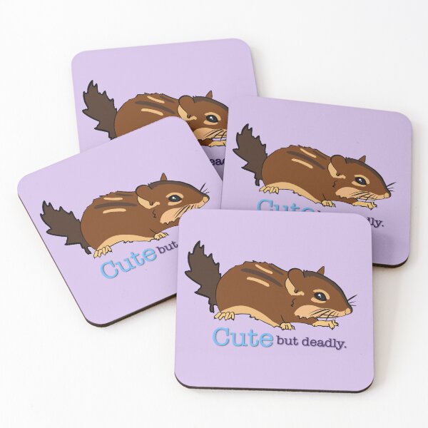 Item preview, Cute but Deadly Chipmunk designed and sold by WildSideofWNY.