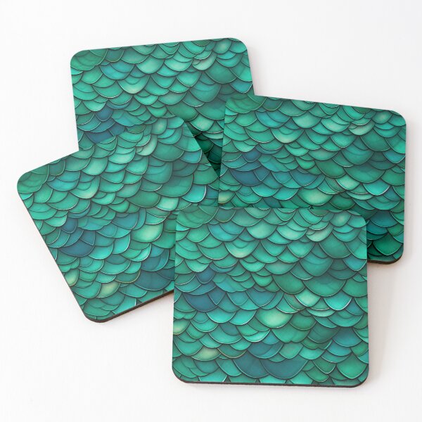 Item preview, Fishscales Pattern designed and sold by SideSignal.