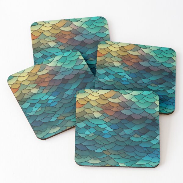 Item preview, Fishscales Pattern designed and sold by SideSignal.