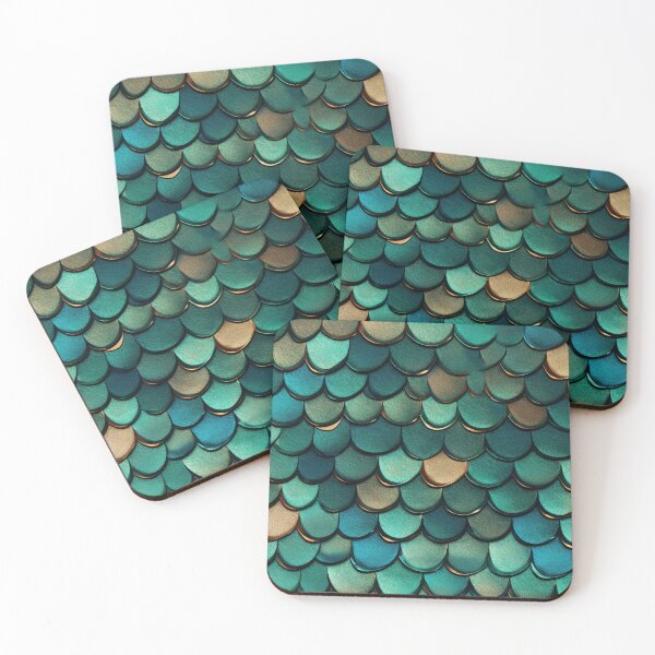 Item preview, Fishscales Pattern designed and sold by SideSignal.