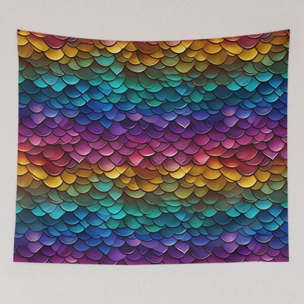 Item preview, Fishscales Pattern designed and sold by SideSignal.