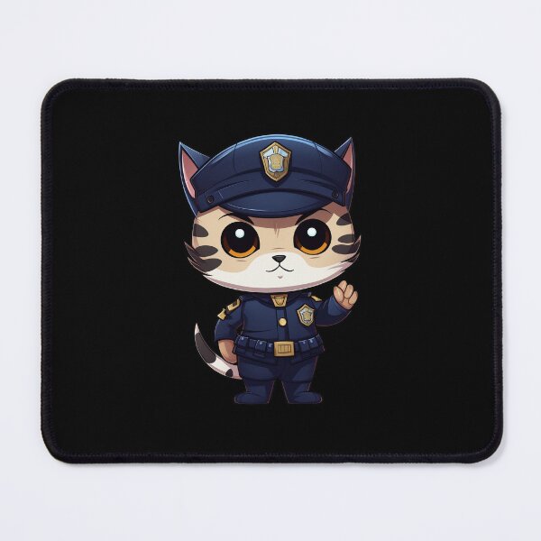 Item preview, Cat police officer designed and sold by Soulskier.