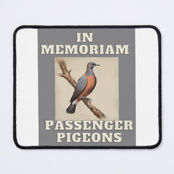 Item preview, In Memoriam: Passenger Pigeons (Grey) designed and sold by CraftTee.
