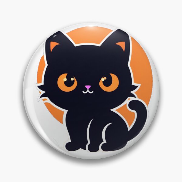 Item preview, Black Cute Cat designed and sold by TheCatCornerx.