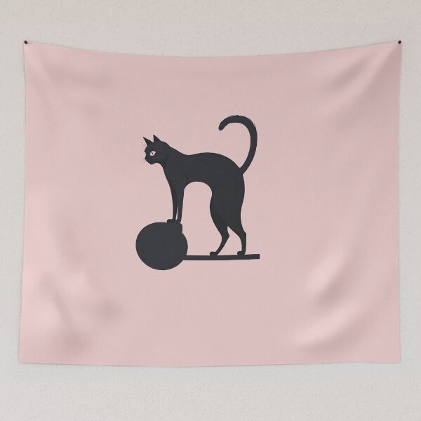 Item preview, Black Cat cartoon designed and sold by Catophile.