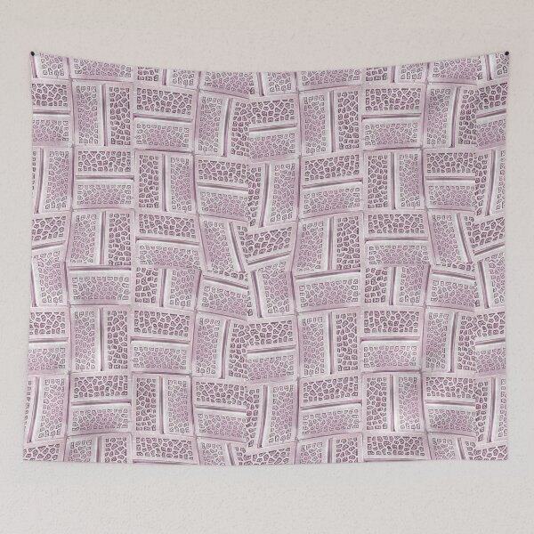 Item preview, Warped Decorative Blocks Photo Pattern designed and sold by vallisrowe.