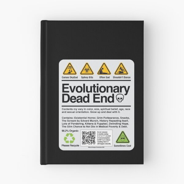 Item preview, Evolutionary Dead End Label designed and sold by miskatonic57.