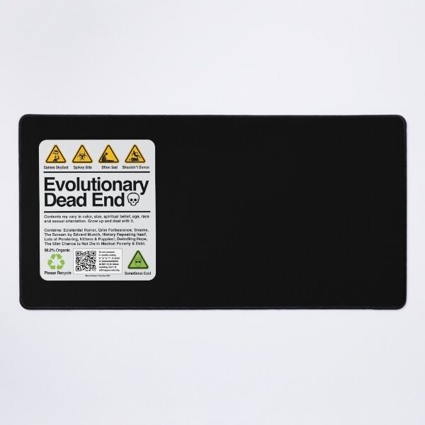 Item preview, Evolutionary Dead End Label designed and sold by miskatonic57.
