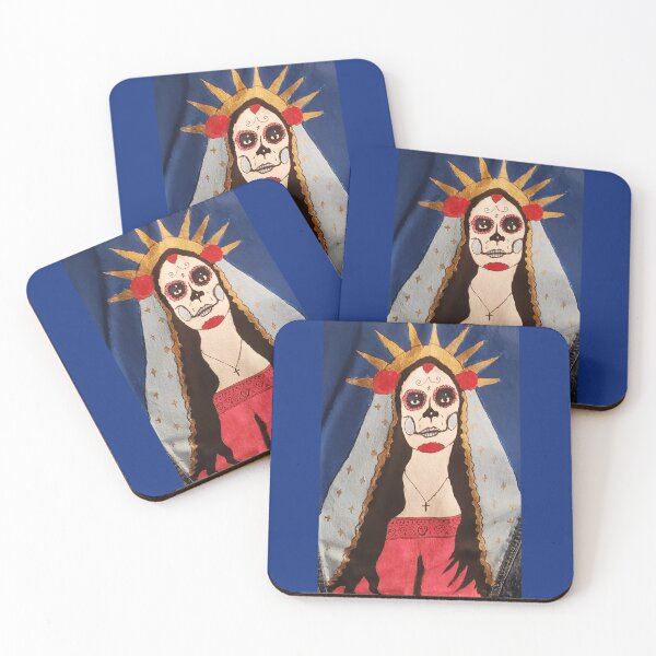 Item preview, Day of the Dead woman skull painting designed and sold by Charles Buchanan.