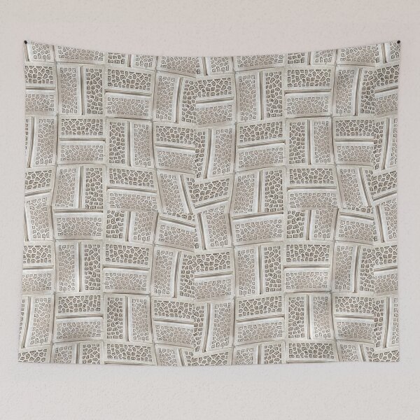 Item preview, Warped Decorative Blocks Photo Pattern designed and sold by vallisrowe.