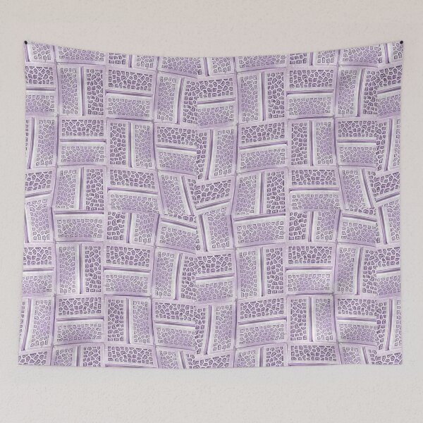 Item preview, Warped Decorative Blocks Photo Pattern designed and sold by vallisrowe.