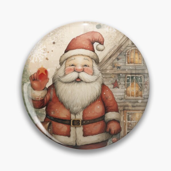 Item preview, Jolly Old St. Nick Christmas Scene designed and sold by PaperieJennifer.