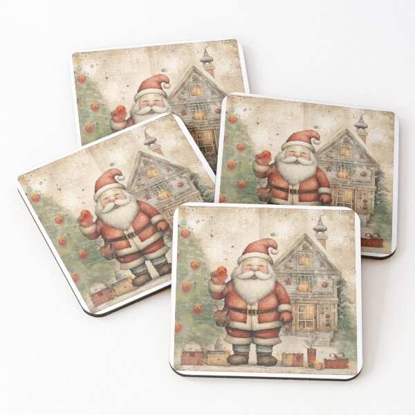 Item preview, Jolly Old St. Nick Christmas Scene designed and sold by PaperieJennifer.