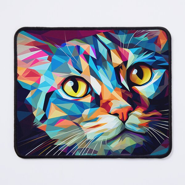 Item preview, Colorful Cat Portrait  designed and sold by TinyTints.