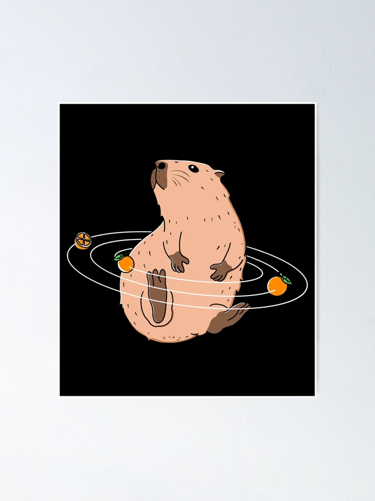 Thumbnail 1 of 3, Poster, Capy Solar System designed and sold by Kimprut.