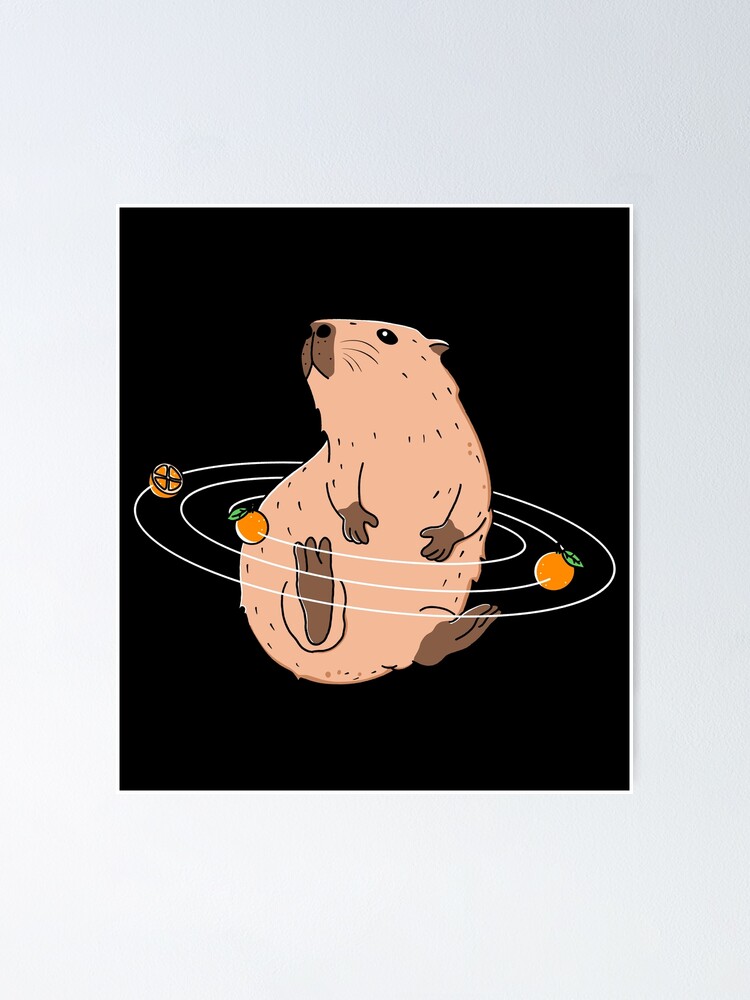 Thumbnail 1 of 3, Poster, Capy Solar System designed and sold by Kimprut.