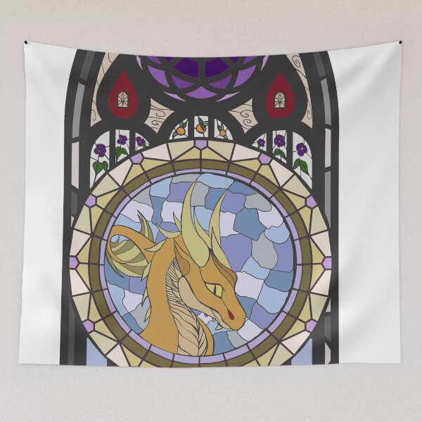 Item preview, Fourth wing andarna stained glass design designed and sold by Hayley Elizabeth  Sheridan.