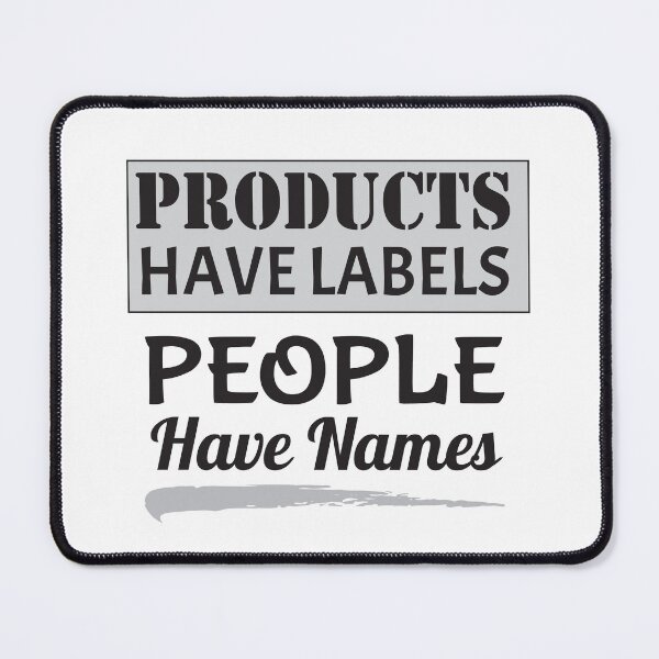 Item preview, People Have Names Black Type designed and sold by Karen Wood.
