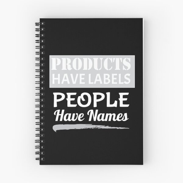 Item preview, People Have Names White Type designed and sold by Karen Wood.