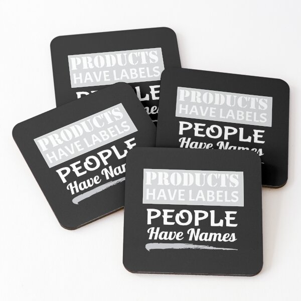 Item preview, People Have Names White Type designed and sold by Karen Wood.