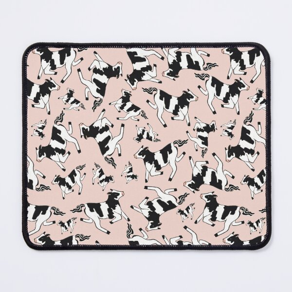 Item preview, Prancing Cows - Pink designed and sold by KBurnsArt.