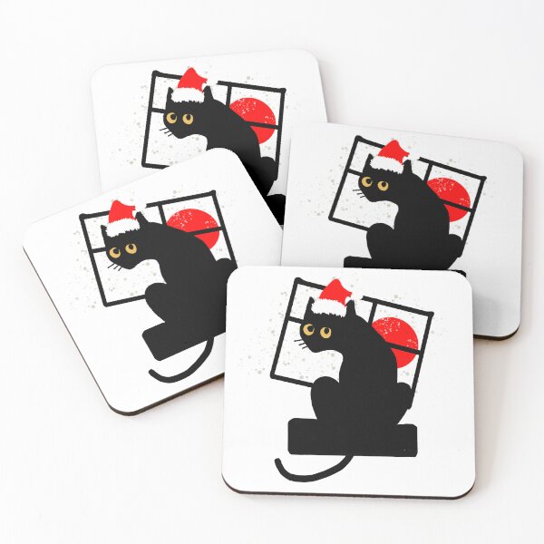 Item preview, christmas cat designed and sold by Oeenlacha.