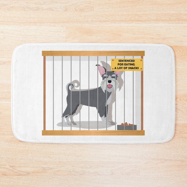 Item preview, Shnauzer Behind Bars: Snack Bandit designed and sold by Petensity.