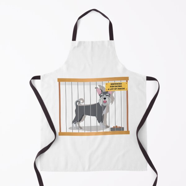 Item preview, Shnauzer Behind Bars: Snack Bandit designed and sold by Petensity.