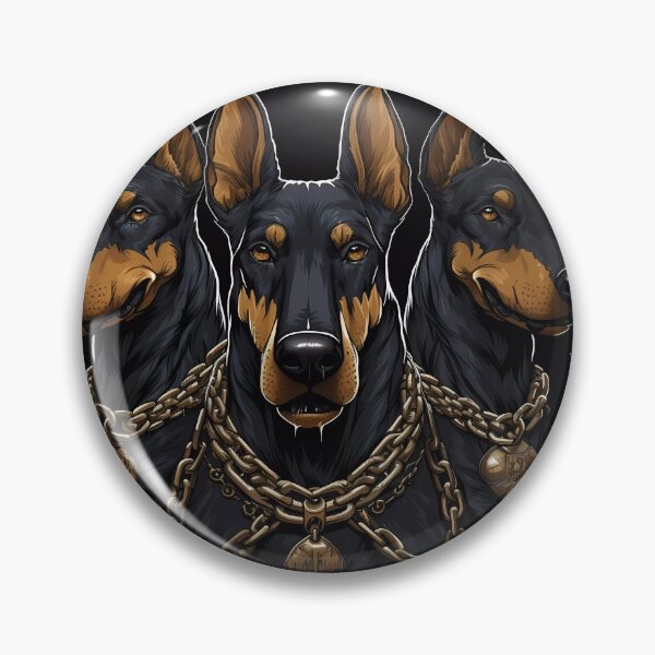 Item preview, “Golden Doberman Style” designed and sold by Art-Vortex-fr.